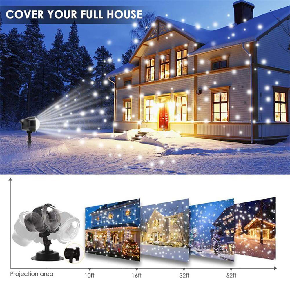 LED Outdoor Mini Antifreeze Waterproof Projection Lamp