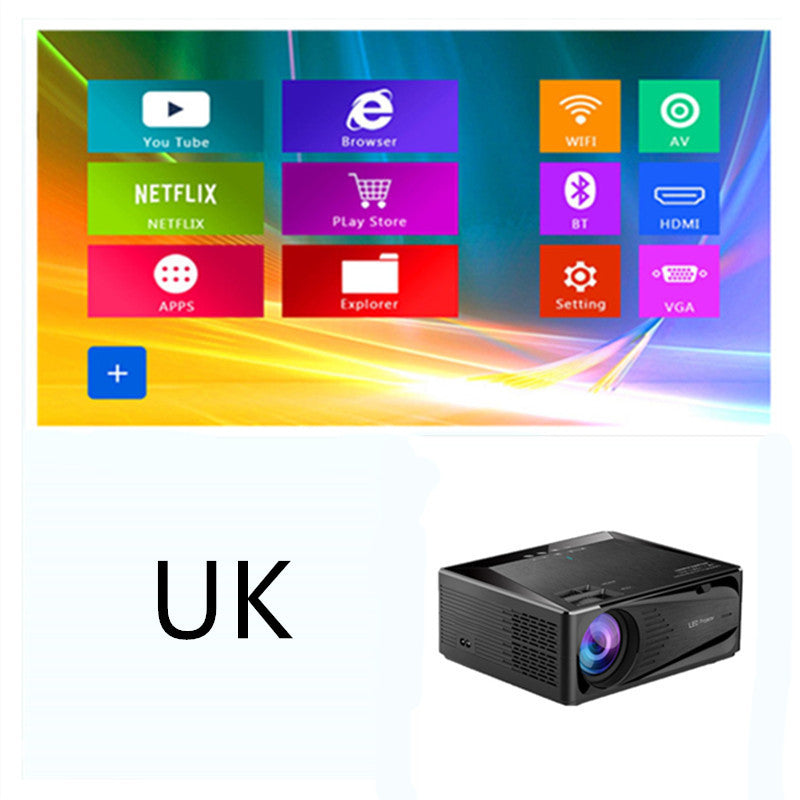 Hd Smart Projector Wifi Home 3200 Lumen Cell Phone Projector