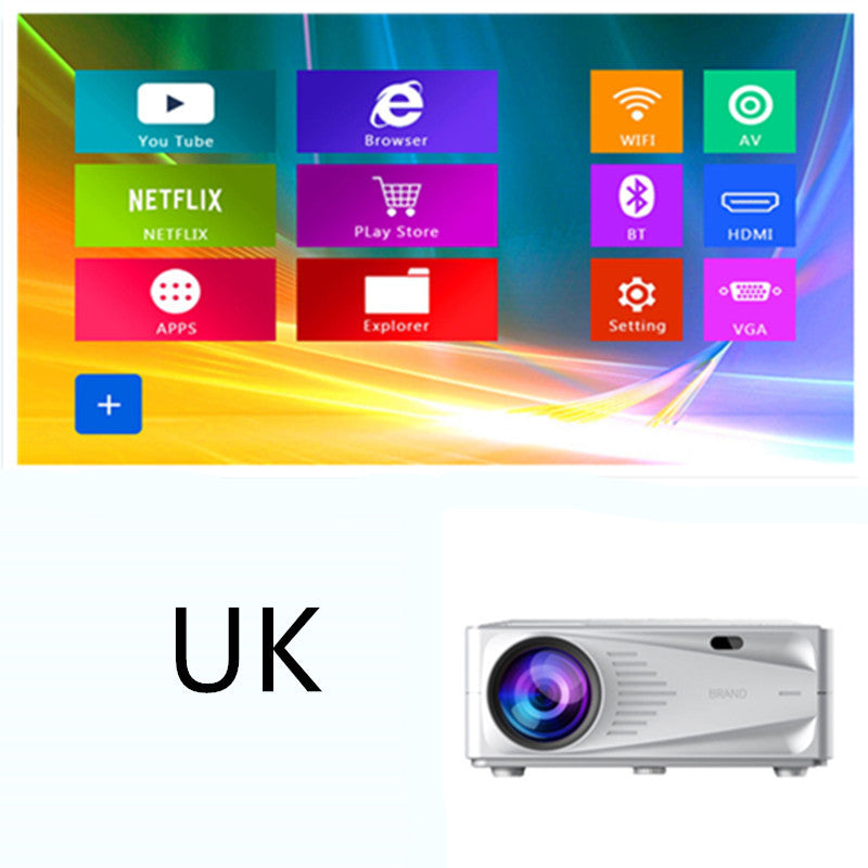 Hd Smart Projector Wifi Home 3200 Lumen Cell Phone Projector