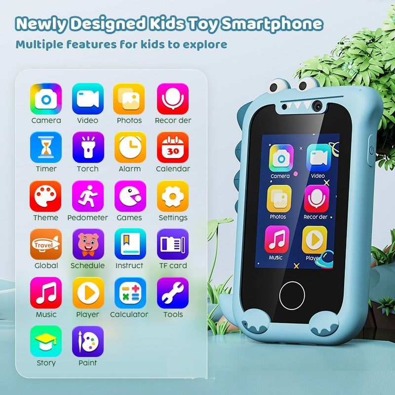 Early Childhood Education Photo Video Game Mini Bear Handheld Touch Mobile Phone Camera