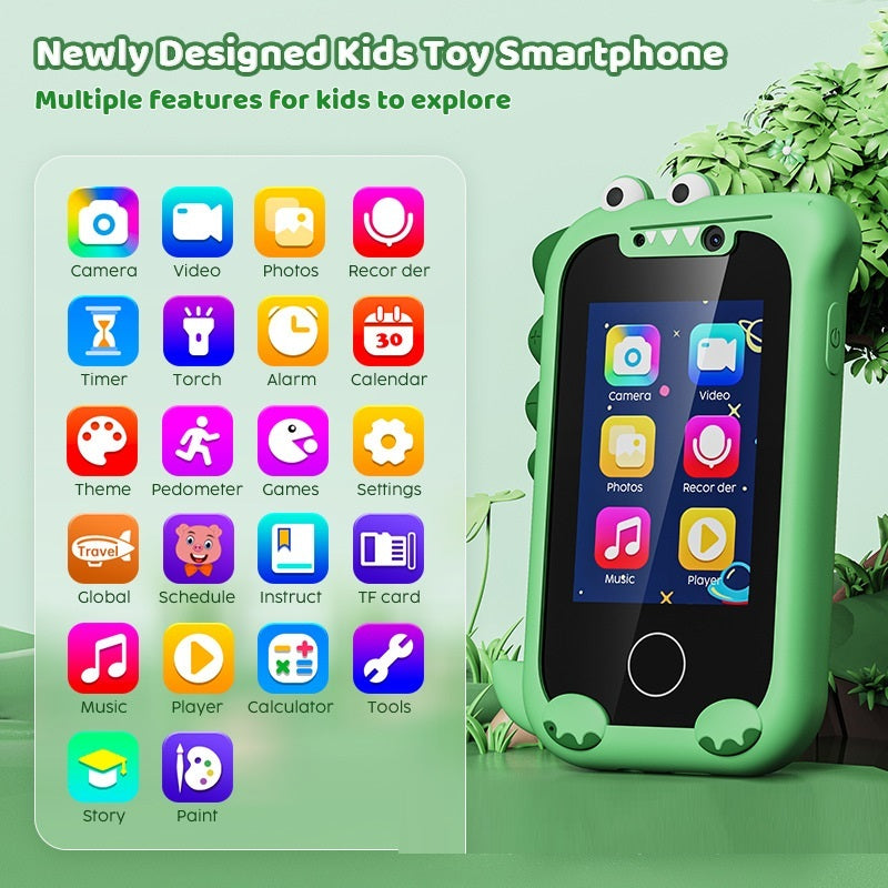 Early Childhood Education Photo Video Game Mini Bear Handheld Touch Mobile Phone Camera