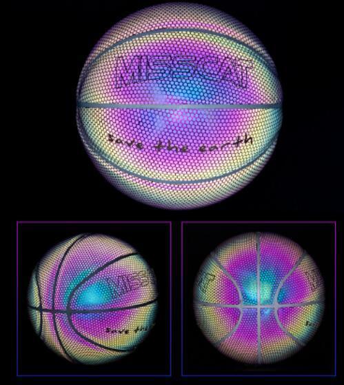 Glowing Luminous Fluorescent Basketball Night Game Basketball