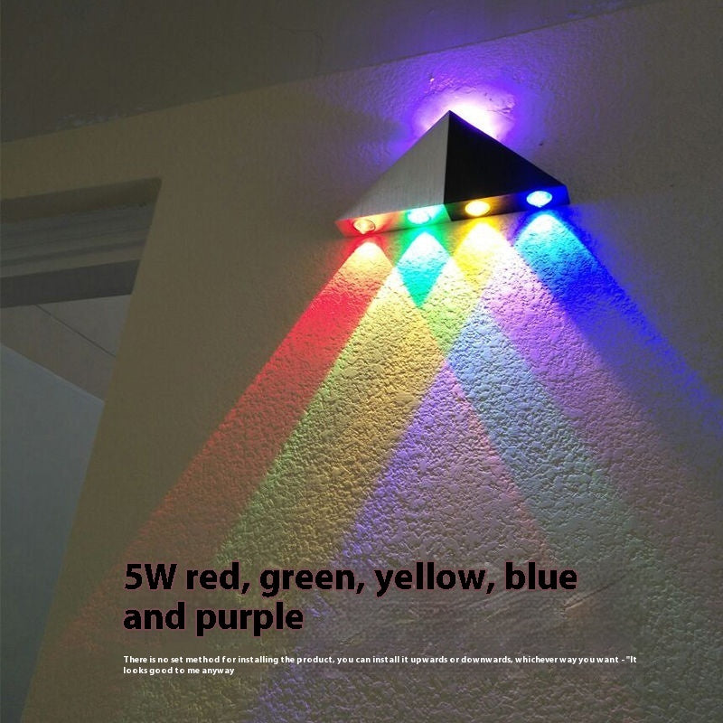 Fashion Creative Led Triangle Wall Lamp