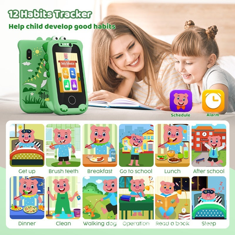 Early Childhood Education Photo Video Game Mini Bear Handheld Touch Mobile Phone Camera