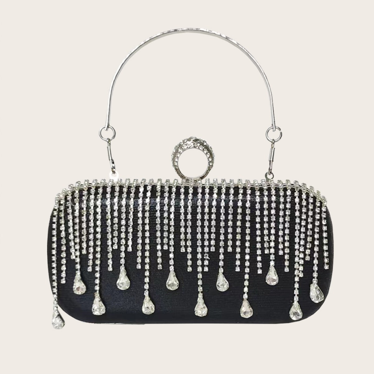 Tassle Diamond Handbag Ladies Wedding Party Portable Chain