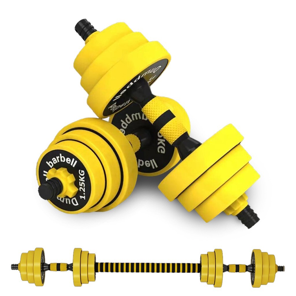 Adjustable Dumbbell Barbell Weight Multifunction Home