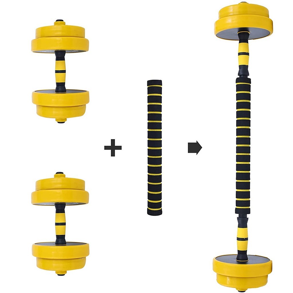 Adjustable Dumbbell Barbell Weight Multifunction Home